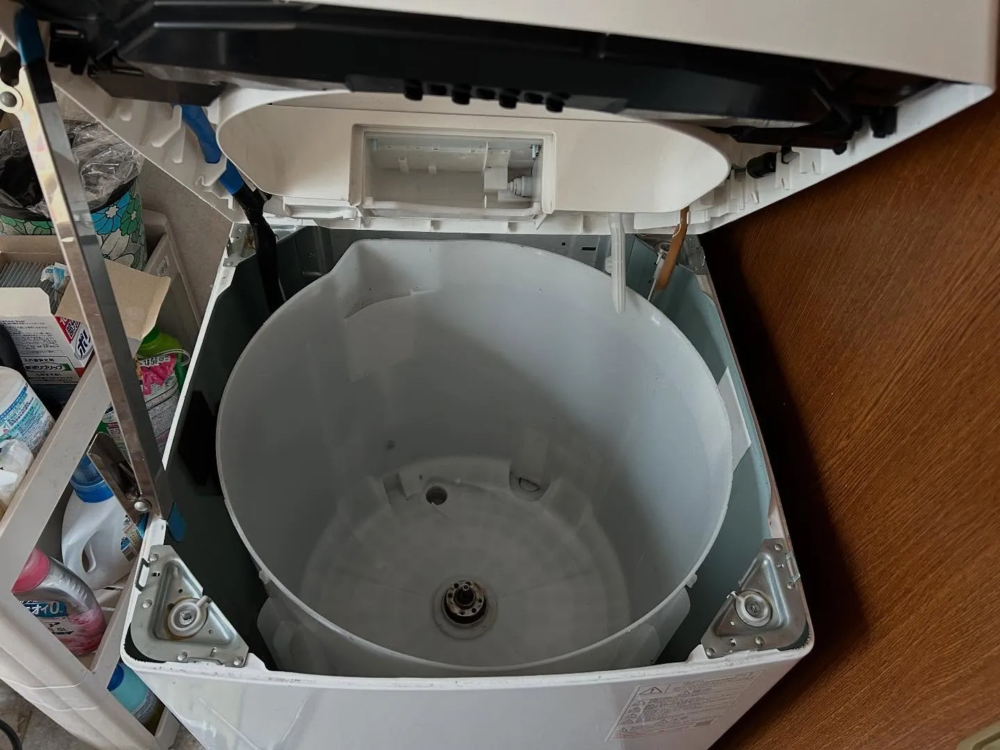 縦型洗濯機分解清掃